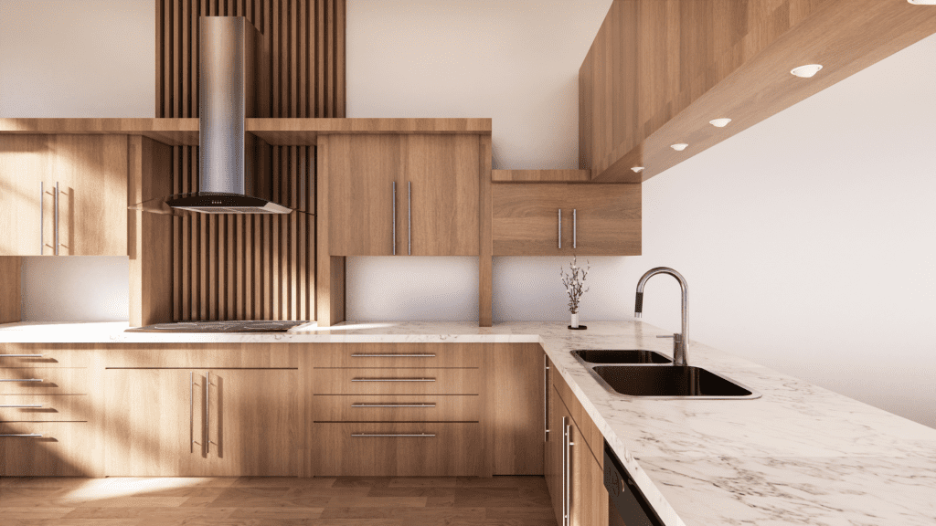 Cocina Nórdica - moderno y minimalista en madera